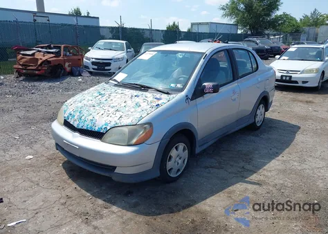 2000 Toyota Echo from USA, damaged, VIN JTDBT1230Y0002176